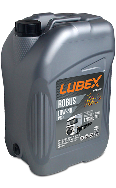 Моторна олива LUBEX ROBUS PRO 10w40 (API CI-4; ACEA E7; RLD-2; VDS-3; MB 228.3) 20л
