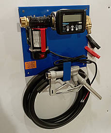 ТРК (ПМ) 12/60 — Міні АЗС 12 вольтів 60 л/хв для дизельного палива. Палірозрядна колонка