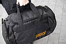 Спортивна сумка Найк чорна тканинна для тренувань містка міцна Nike TLS Orange на 36 л, фото 4