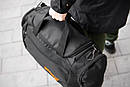 Спортивна сумка Найк чорна тканинна для тренувань містка міцна Nike TLS Orange на 36 л, фото 6