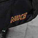 Спортивна сумка Найк чорна тканинна для тренувань містка міцна Nike TLS Orange на 36 л, фото 8