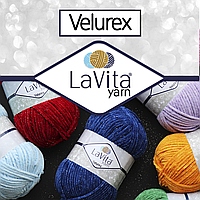 Огляд пряжі LaVita Yarn Velurex (Лавіта ярн Велюрекс). Тонка плюшева нитка з люрексом