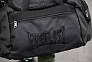 Спортивна сумка Everlast TLS Black (дорожня) чорна тканинна для тренувань та поїздок на 36 літрів Еверласт, фото 4