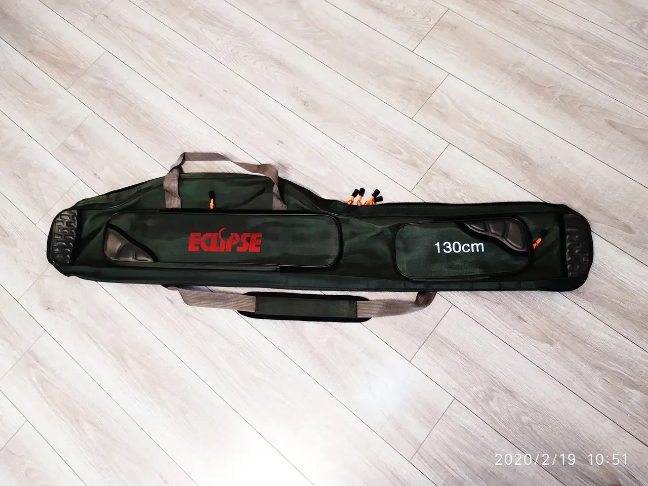Чохол ECLIPSE для вудилищ 1.3м каркасний 2х секційний, фото 1