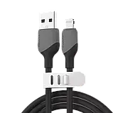 Кабель MFi USB - Apple Lightning (1 м) 2.4 A Fast Charge провід швидкої зарядки і синхронізації телефону для смартфона iPhone, фото 5