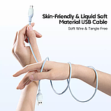 Кабель MFi USB - Apple Lightning (1 м) 2.4 A Fast Charge провід швидкої зарядки і синхронізації телефону для смартфона iPhone, фото 3