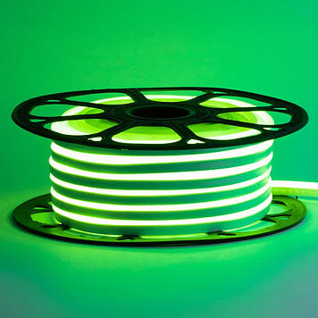 Стрічка силіконова LED Neon 12V Зелена 5 м Дропшипинг