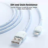 Кабель MFi USB - Apple Lightning (1 м) 2.4 A Fast Charge провід швидкої зарядки і синхронізації телефону для смартфона iPhone, фото 8