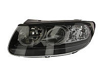 Левая передняя фара Hyundai Santa Fe II 2010-2012 H7/H7, черная рамка, мех./эл. 221-1144L-LEMN2