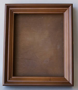 Рівний кіот з вільхи з внутрішньою дерев'яною рамкою, що відкривається, зі склом