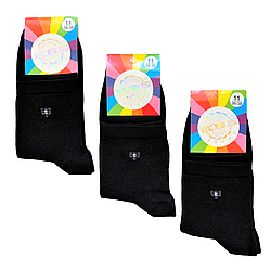 Шкарпетки дитячі "KBS" стрейчеві, демісезонні для хлопчика. Чорні. Середньої висоти. 5 років