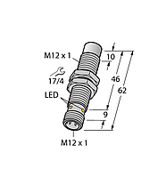 Индуктивный датчик NI10U-EM12EWD-VP6X-H1141 Turck