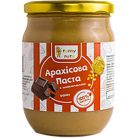 Арахісова паста FunnyNuts з шоколадом 500 г (скло)