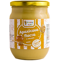 Арахісова паста FunnyNuts з медом 500 г (скло)