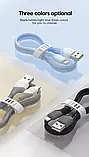 Кабель MFi USB - Apple Lightning (1 м) 2.4 A Fast Charge провід швидкої зарядки і синхронізації телефону для смартфона iPhone, фото 10
