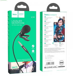 Мікрофон-петличний HOCO L14 Lavalier microphon 3,5 mm