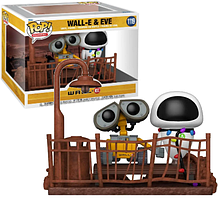 Фігурка Фанко Поп Дісней Валл-І та Єва Funko Pop Disney Wall-E & Eve 15 см D WE 1119
