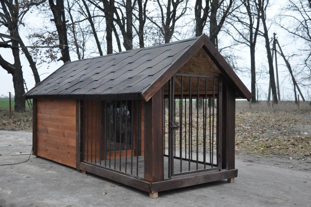 Додж L Утеплена Базовий | Будка для собаки з мінівольєром, фото 1