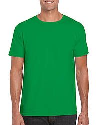 Футболка Soft Style, irish green, GILDAN, розмір від S до 3XL, щільність 153 г/м2