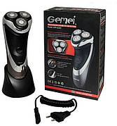 Електрична чоловіча електробритва для бороди ProGemei GM-6200 акумуляторна з висувним тримером