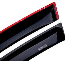 Дефлектори вітровики вікон Nissan X-Trail (T-32) 14-  комплект скотч  HIC  NI85