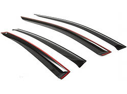 Дефлектори вітровики вікон Honda Accord SD  1986-1988  ПЕРЕД  HEKO  17139