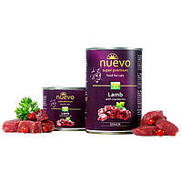 Корм конс. NUEVO SENIOR з ягням та журавлиною, для дорослих котів, 200г (6шт у пак.)