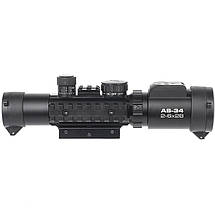 Приціл оптичний Konus KonusPro AS-34 2-6x28 Mil-Dot IR, фото 4