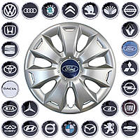 Колпаки колес гибкие R15 SKS-335 с логотипом разных авто (Ford Focus)