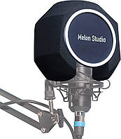 Ветровое стекло микрофона Melon Studio Поп-фильтр для микрофона, портативное студийное оборудование
