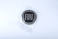 Наклейка на Ковпаки FIAT (90мм) чорна  (4шт)