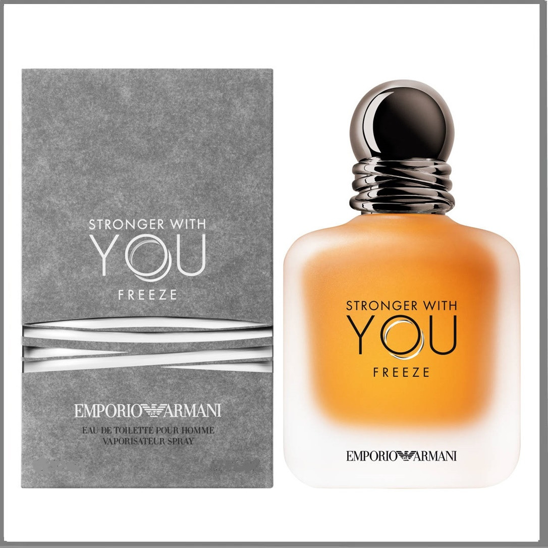 Giorgio Armani Stronger With You Freeze туалетна вода 100 ml. (Армані Стронгер Віз Ю Фриз), фото 1