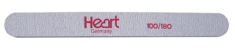 Пилочка для нігтів HEART Line 100/180 Рівна