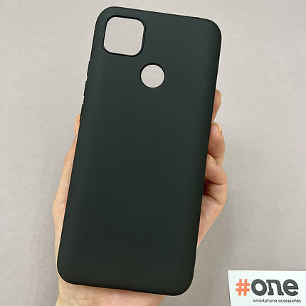 Чохол для Xiaomi Redmi 9C силіконовий чохол на телефон сяомі редмі 9с чорний HLG, фото 1