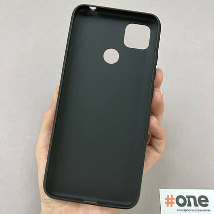 Чохол для Xiaomi Redmi 9C силіконовий чохол на телефон сяомі редмі 9с чорний HLG, фото 3