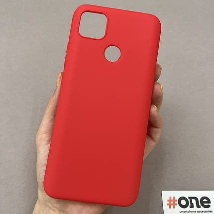 Чохол для Xiaomi Redmi 9C силіконовий щільний чохол на телефон сяомі редмі 9с червоний HLG, фото 1