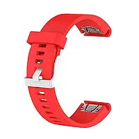 Силіконовий ремінець QuickFit 20 Smooth Silicone Band Red