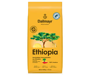 Кава в зернах Dallmayr Ethiopia моносорт, 500 г