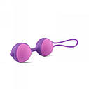 Вагінальні кульки Palline Vaginali Bi-Balls Double Purple, фото 2