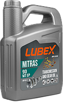 Трансмиссионное масло LUBEX MITRAS MT EP 90 3л API GL-4