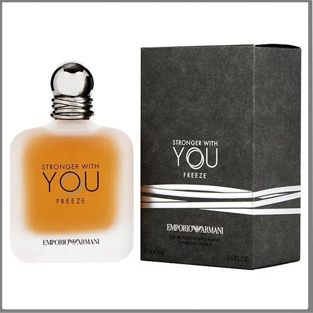 Giorgio Armani Stronger With You Freeze туалетна вода 100 ml. (Армані Стронгер Віз Ю Фриз)