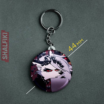 "Луна (Пекельний бос / Helluva boss)" брелок круглий Ø44 мм