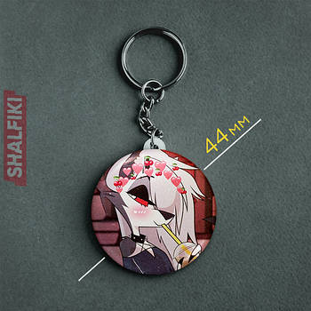 "Луна (Пекельний бос / Helluva boss)" брелок круглий Ø44 мм