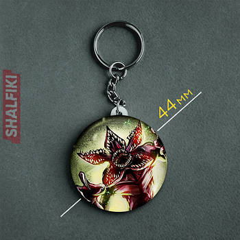 "Демогоргон (Дивні дива)" брелок круглий Ø44 мм