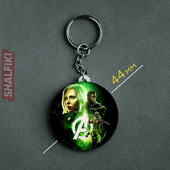 "Месники" брелок круглий Ø44 мм