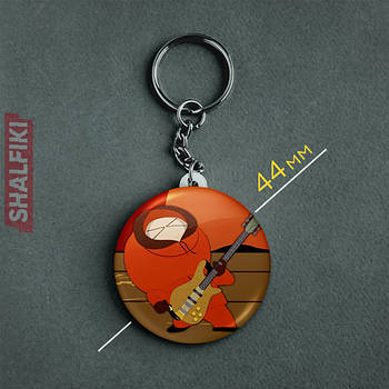 "Кенні Маккормік (Південний парк / South Park)" брелок круглий Ø44 мм