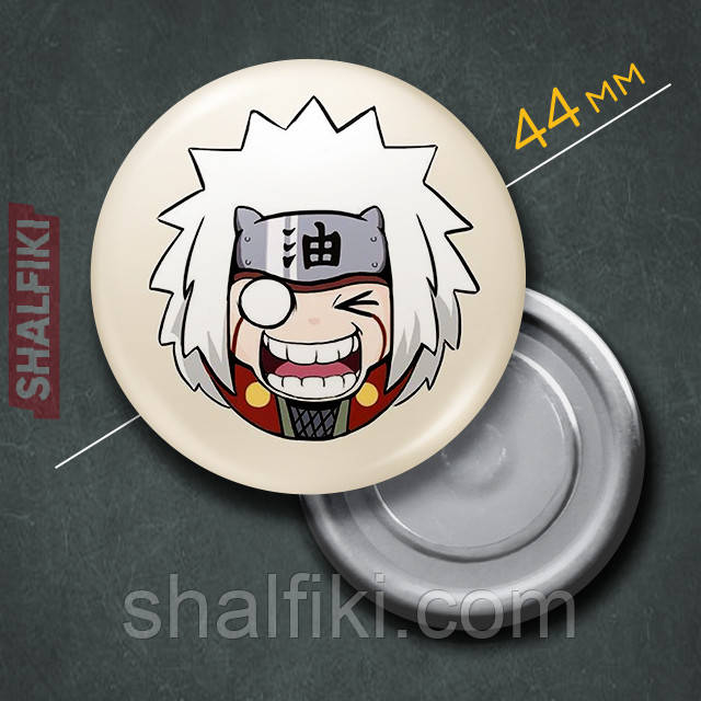 "Джирайя (Наруто / Naruto)" магніт круглий Ø44 мм