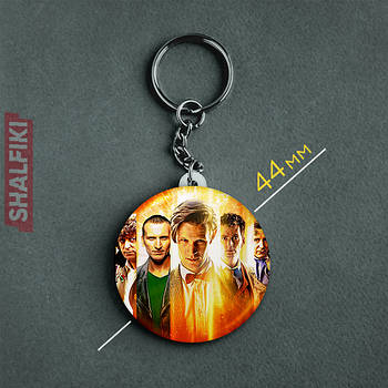 "Доктор Хто" брелок круглий Ø44 мм