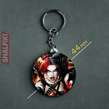 "Харлі Квінн" брелок круглий Ø44 мм