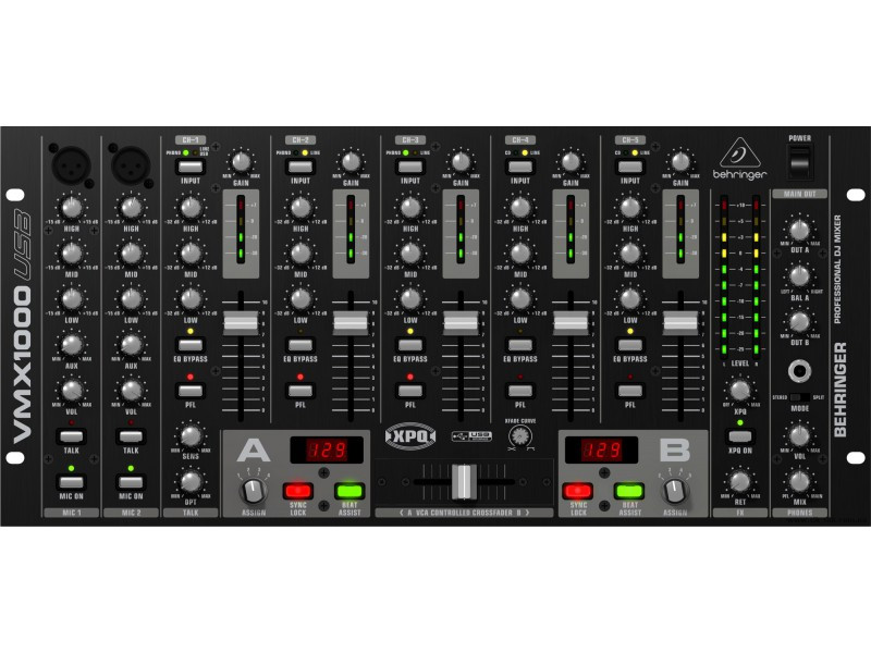 DJ микшер BEHRINGER VMX1000USB - фото 1 - id-p267053416